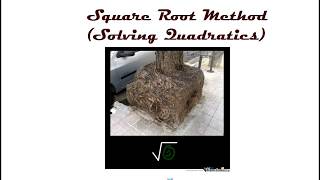 Alg 2 - 1A.4 - Solving Quadratic Equations with Square Roots