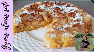 A leggyorsabb almás süti recept 🍎😍 | Egyszerű süti 🍏