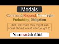 modals in english grammar in hindi shall will must may might can could should would need