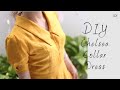 DIY Chelsea Collar Dress Develop Basic Pattern | Zoe DIY