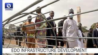 Ramat Park Flyover: Governor Okpebholo Inspects Ongoing Work