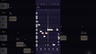 スマホでボカロを作れるアプリがヤバすぎた！? 【無料】 #shorts #vocaloid  #ボカロ #フォニイ #かっこいい曲