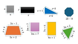 Perimeter with algebraic expressions. The most complete video