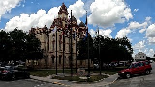 Historic County Courthouses Tour of Texas. Trek with Me in Lockhart Caldwell County.