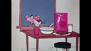 Pink Panther Rare Commercial of Corn Flakes Cereal