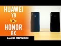 Huawei Y9 vs Honor 8X - Camera Comparison