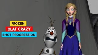 Frozen | Olaf Crazy Shot Progression | Hyrum Osmond |@3DAnimationInternships
