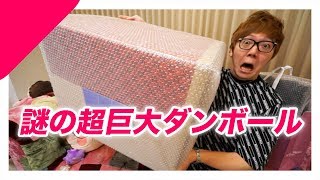 700万人突破記念で謎の超巨大ダンボールが届きました。。。