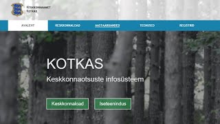 Jäätmearuande nullaruande esitamine infosüsteemis KOTKAS | Koolitus klientidele