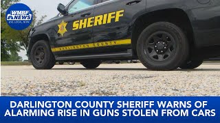 'Theres a problem': Darlington County sheriff warns of alarming rise in guns stolen from cars