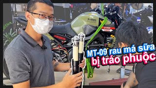 MT-09 Rau má sữa của Anywhere Man bị tráo cặp phuộc upside down ?!