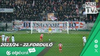 DVTK – Fehérvár FC | 4-0 | (1-0) | OTP Bank Liga | 22. forduló | MLSZTV