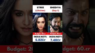 Stree Vs Bhediya Movie Comparison || Stree Vs Bhediya Box Office Collection #shorts #facts #viral