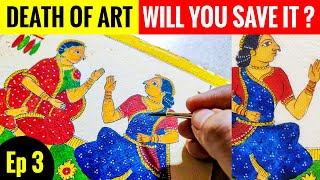 LEARN Chitrakathi Art/ Chitrakati Painting /Pinguli Drawing /Pingul Painting