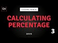 Calculating Percentage | Java | Coding Ninja