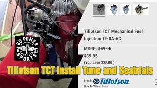 Tillotson TCT Mechanical Fuel Injection Install Tune and Sea Trials #azspamcan