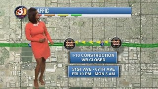 VIDEO: ADOT's weekend freeway closures for May 4