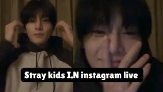 (eng sub) Stray kids I.N instagram full live 250118 (18 January 2025) today