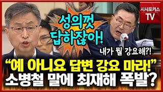 감사원장-민주당, 법사위서 충돌…최재해 \