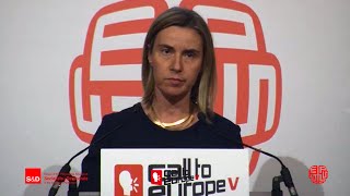 Call to Europe V : Islam in EU - Speech by Federica MOGHERINI