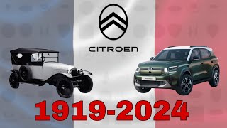 Citroën evolution 1919-2024