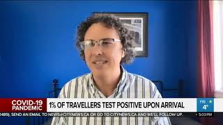 1.2% of travellers test positive for COVID-19