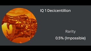 How to get IQ 1 Decicentillion in IQ obby EVOLVED