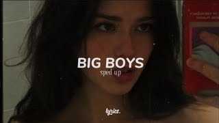 SZA - Big Boys (TikTok Full Audio) |sped up || lyrics