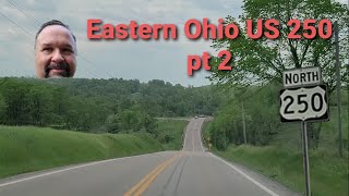 Driving US 250 (pt 2) from Cadiz to St. Clairsville Ohio // Rock City OH