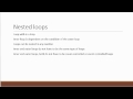 Visual Basic - Understanding Nested Loops