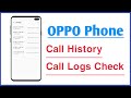 OPPO Phone How To Check Call History Call Logs