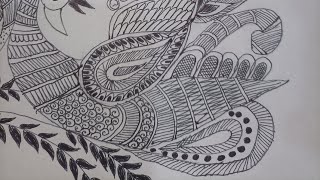 Madhubani painting live