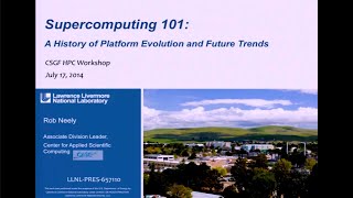 DOE CSGF 2014: Supercomputing 101: A History of Platform Evolution and Future Trends