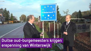 Erepenningen voor gestopte Duitse burgemeesters: 'Een dankjewel uit Winterswijk'