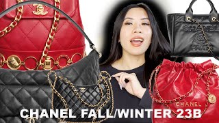 THE BEST CHANEL BACKPACK VINTAGE RELEASE 23B FALL WINTER | GORGEOUS REDS AND MAXI BAGS EASY TO WEAR