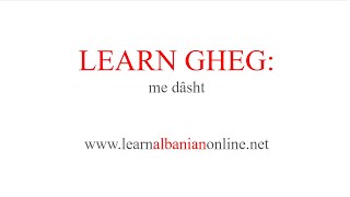 Learn GHEG: How to say WHAT DO YOU WANT?