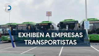 Exhiben a empresa transportista que rechaza programa de pago por kilómetro en NL