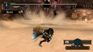 【MHFU/MHP2G】: [HR8] Pink Rathian / ピンク  リオレイア vs. Hammer [Heroics] in 3'52