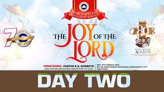 RCCG MARCH 2022 SPECIAL HOLY GHOST SERVICE - THE JOY OF THE LORD