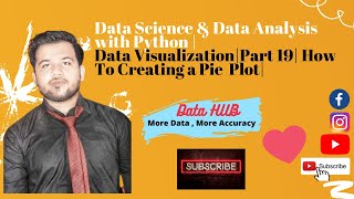Data Science & Data Analysis with Python | Data Visualization|Part 19|How To Creating a Pie Plot|