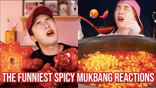 the FUNNIEST and most CHAOTIC spicy mukbang reactions