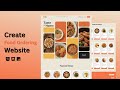 Food Ordering Website Using HTML & CSS | Step by Step Tutorial | Fast Code