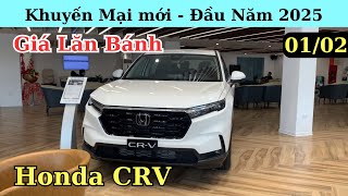 ✅Giá tổng lăn bánh Honda CRV xả hàng sau TẾT , Khuyến mại tiền mặt và tặng phụ kiện lên tới 150 Tr