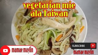 resep vegetarian mie ala Taiwan. TKW Taiwan