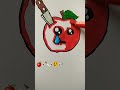 🍎+🔪+😢=? . #thecraftgirl #emojimixing #art #shorts#sad #apple #ytshorts