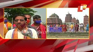 Members Of Odisha Sevayat Sangh Demand Reopening Of Temples