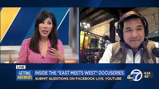 EastMeetsWest docuseries w Nat Geo's legend: ABC7 interview (Facebook Live: 10 min)