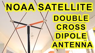 Double Cross Satellite Antenna | 137Mhz | NOAA | RTL-SDR | APT Reception www.arnabkumardas.com