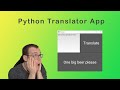 Create your own Python Translation App. Learn Python with Kivy and Googletrans