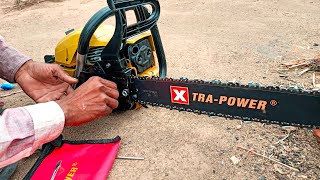 X TRA-POWER GOLD  58cc chain show machine || chainsm machine unboxing video